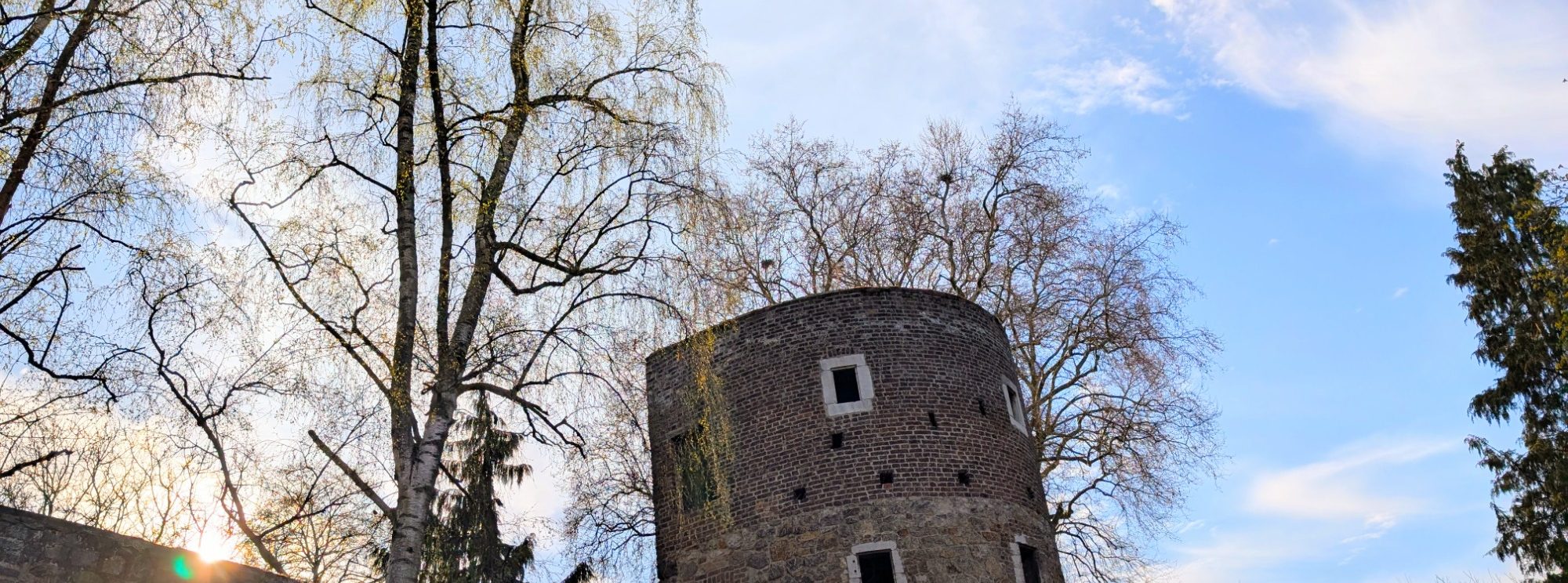 Bild der ehemaligen Wasserburg in Eschweiler-Weisweiler.